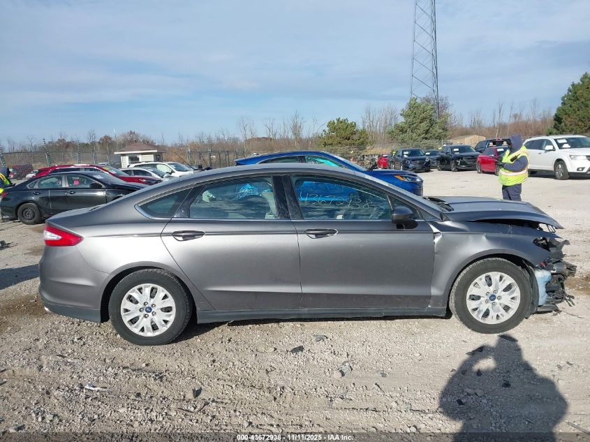 2014 Ford Fusion S VIN: 3FA6P0G7XER108275 Lot: 43672938