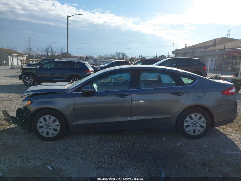 2014 Ford Fusion S VIN: 3FA6P0G7XER108275 Lot: 43672938