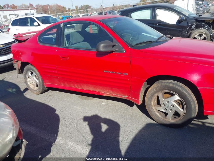 1999 Pontiac Grand Am Se1 VIN: 1G2NE12E7XM913934 Lot: 43673043