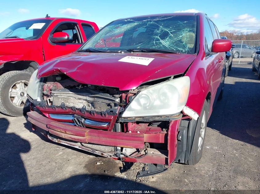 2005 Honda Odyssey Ex-L VIN: 5FNRL38755B084083 Lot: 43673052