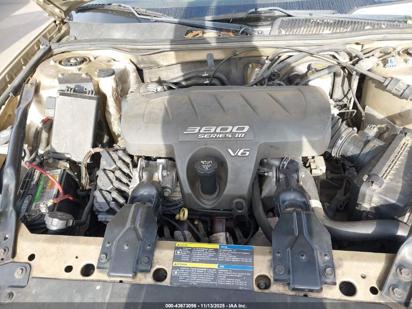 2005 Buick Lacrosse Cxl VIN: 2G4WD532851273803 Lot: 43673096