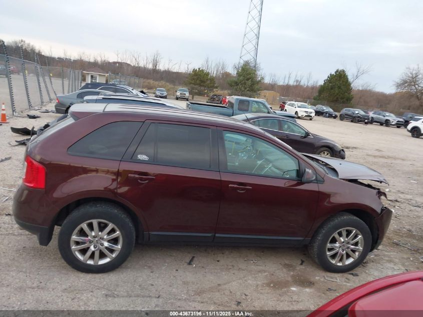 2012 Ford Edge Sel VIN: 2FMDK4JCXCBA81860 Lot: 43673196