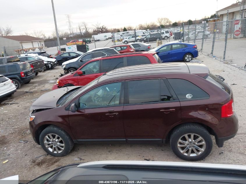 2012 Ford Edge Sel VIN: 2FMDK4JCXCBA81860 Lot: 43673196