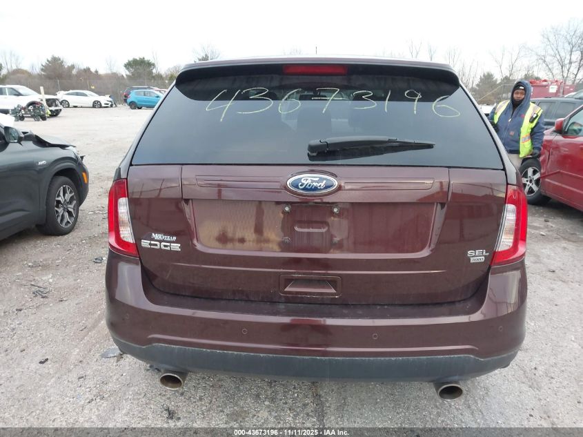 2012 Ford Edge Sel VIN: 2FMDK4JCXCBA81860 Lot: 43673196