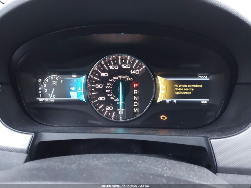 2012 Ford Edge Sel VIN: 2FMDK4JCXCBA81860 Lot: 43673196