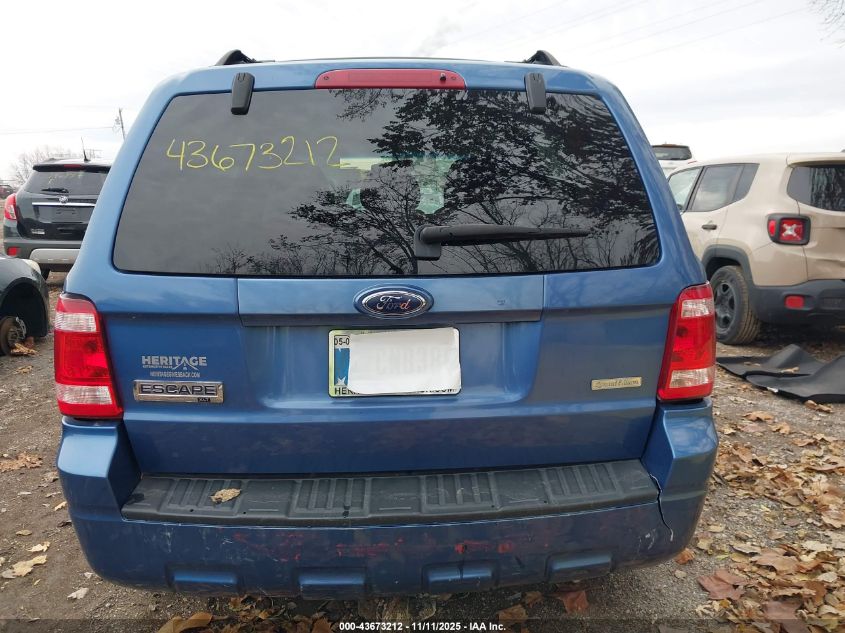 2009 Ford Escape Xlt VIN: 1FMCU03G79KA92716 Lot: 43673212