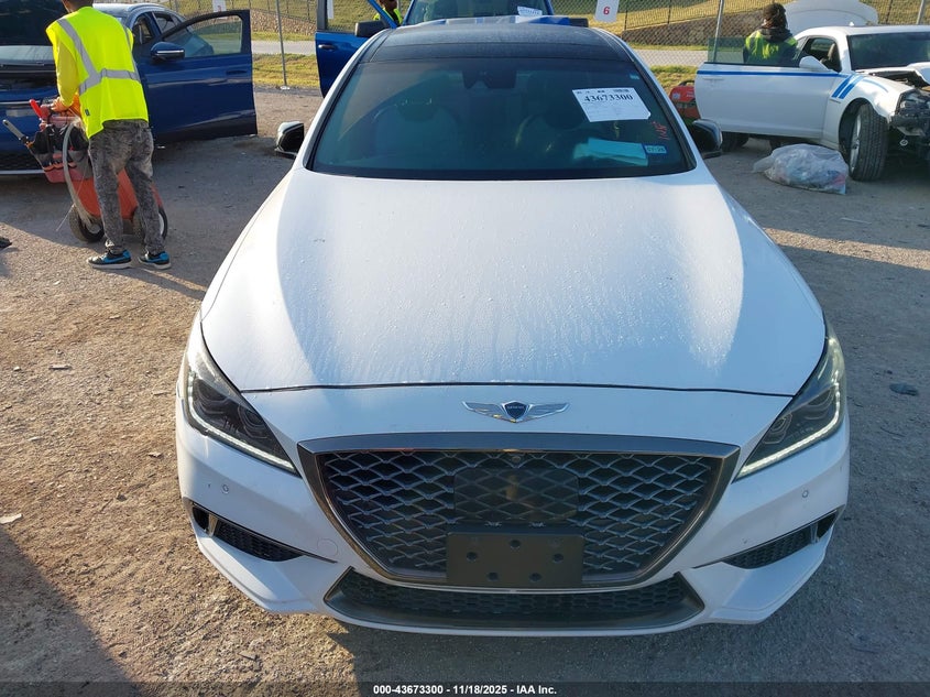 2019 Genesis G80 3.3T Sport VIN: KMTFN4JBXKU326744 Lot: 43673300