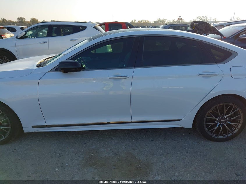 2019 Genesis G80 3.3T Sport VIN: KMTFN4JBXKU326744 Lot: 43673300