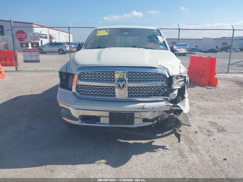 2016 Ram 1500 Laramie VIN: 1C6RR6NT6GS306368 Lot: 43673331