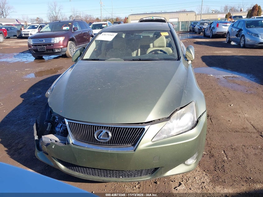 2006 Lexus Is 250 VIN: JTHCK262862006359 Lot: 43673345
