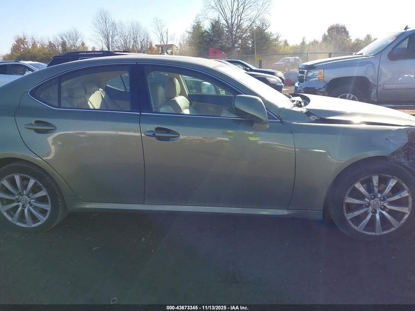 2006 Lexus Is 250 VIN: JTHCK262862006359 Lot: 43673345