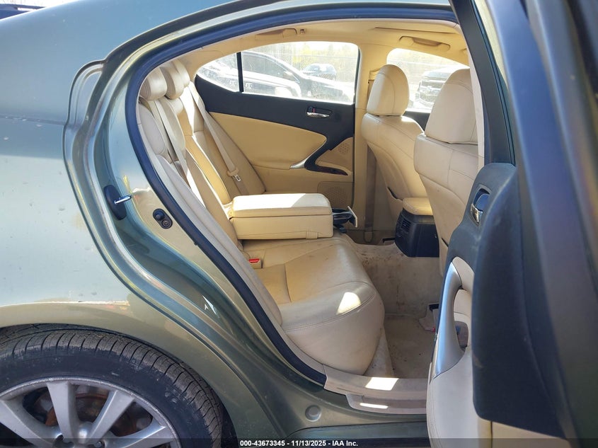 2006 Lexus Is 250 VIN: JTHCK262862006359 Lot: 43673345