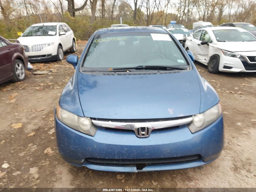 2007 Honda Civic Lx VIN: 1HGFA165X7L062144 Lot: 43673365