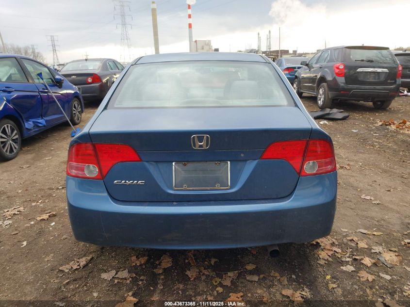 2007 Honda Civic Lx VIN: 1HGFA165X7L062144 Lot: 43673365