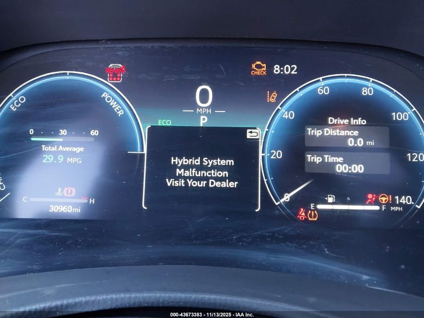 2024 Toyota Highlander Hybrid Platinum VIN: 5TDEBRCH4RS637554 Lot: 43673383