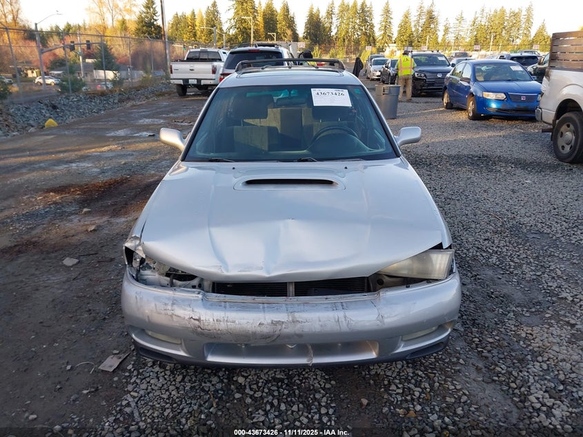 1999 Subaru Legacy 2.5Gt VIN: 4S3BK6755X7308841 Lot: 43673426