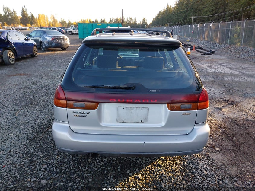 1999 Subaru Legacy 2.5Gt VIN: 4S3BK6755X7308841 Lot: 43673426