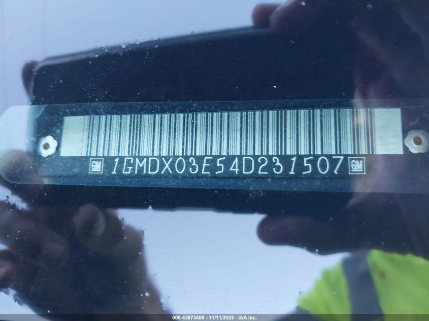 2004 Pontiac Montana M16 W/1Sa Pkg. VIN: 1GMDX03E54D231507 Lot: 43673488