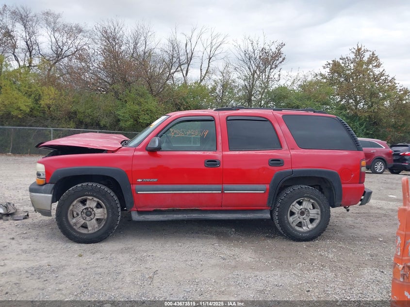 2002 Chevrolet Tahoe Ls VIN: 1GNEK13Z52J212302 Lot: 43673519