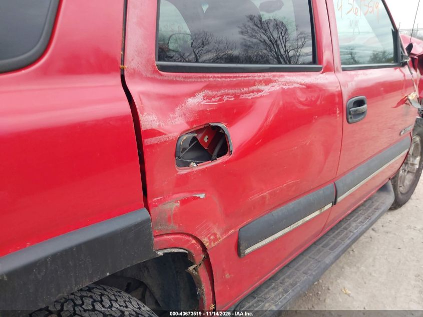 2002 Chevrolet Tahoe Ls VIN: 1GNEK13Z52J212302 Lot: 43673519