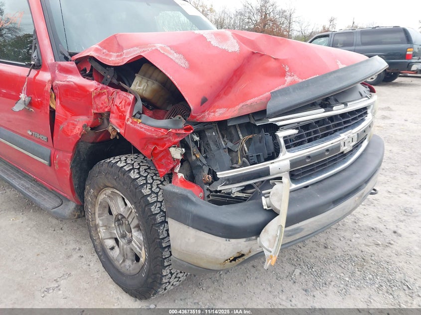 2002 Chevrolet Tahoe Ls VIN: 1GNEK13Z52J212302 Lot: 43673519