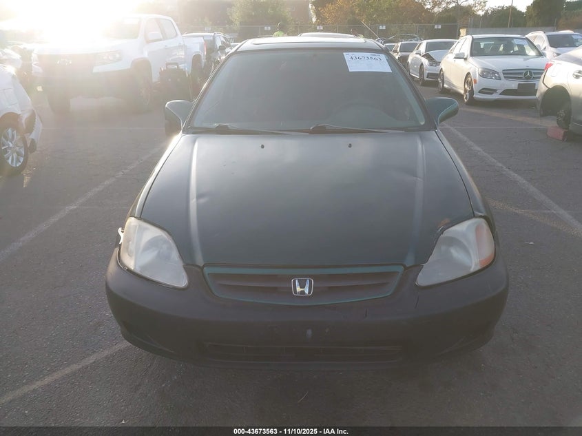 1999 Honda Civic Ex VIN: 1HGEJ8247XL093899 Lot: 43673563