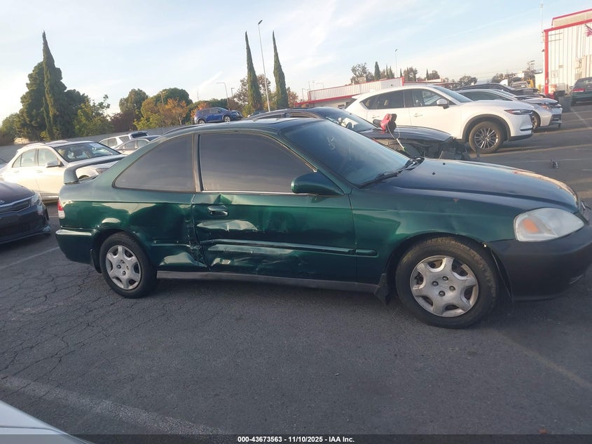 1999 Honda Civic Ex VIN: 1HGEJ8247XL093899 Lot: 43673563