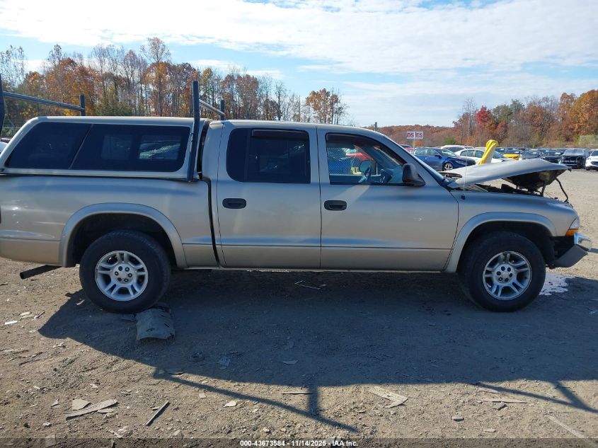 2004 Dodge Dakota Slt VIN: 1D7HL48N14S682517 Lot: 43673584