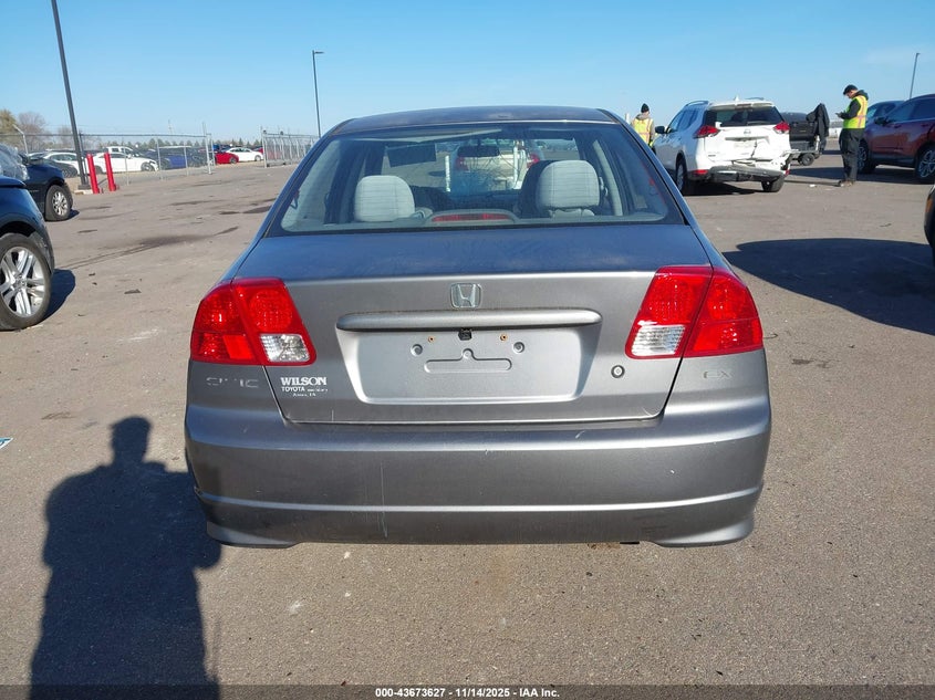 2004 Honda Civic Ex VIN: 2HGES26894H528423 Lot: 43673627