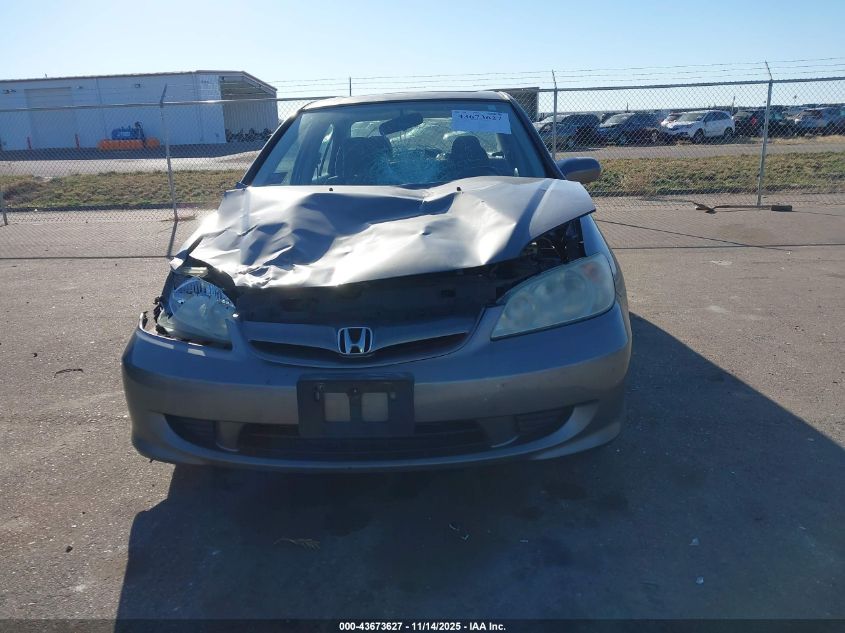 2004 Honda Civic Ex VIN: 2HGES26894H528423 Lot: 43673627