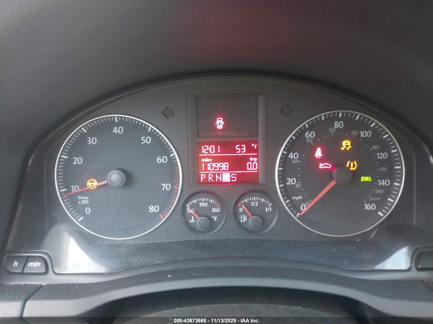 2008 Volkswagen Jetta Se/Sel VIN: 3VWRZ71K38M099764 Lot: 43673668