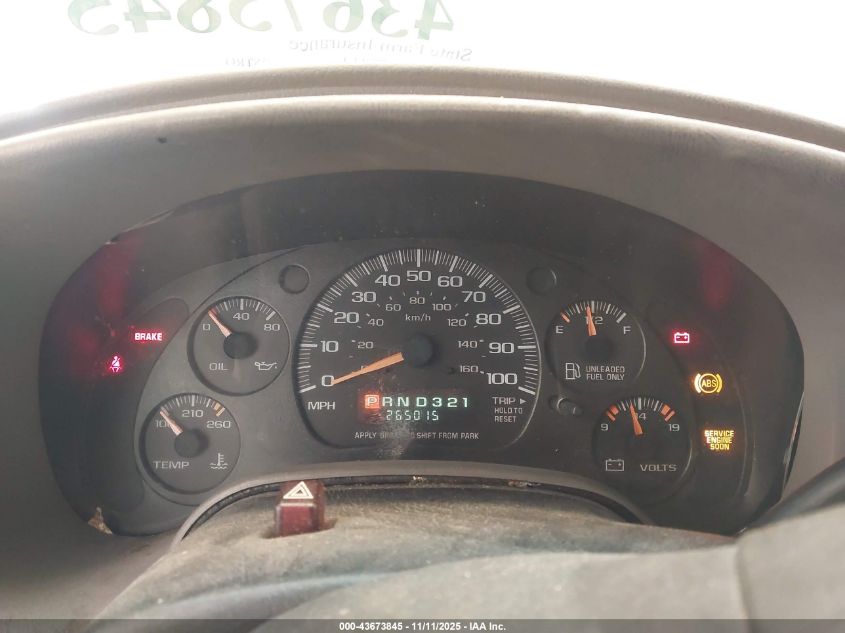 2004 Chevrolet Astro VIN: 1GNDM19X34B131825 Lot: 43673845