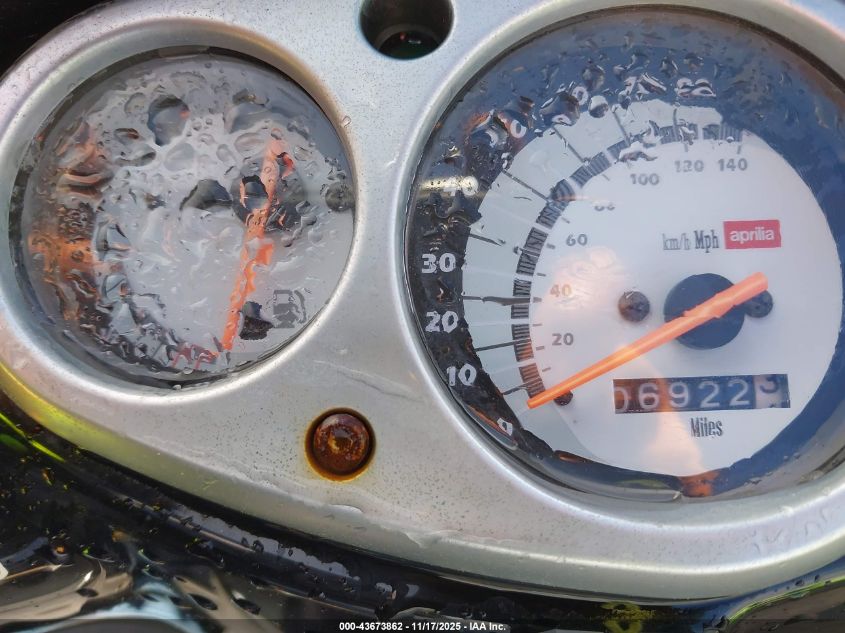 2009 Aprilia Sportcity One 125 VIN: ZD4SGC00394001174 Lot: 43673862