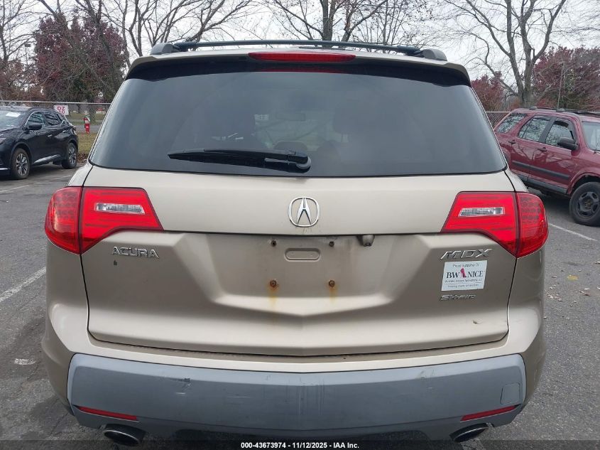 2008 Acura Mdx Technology Package VIN: 2HNYD28448H502957 Lot: 43673974