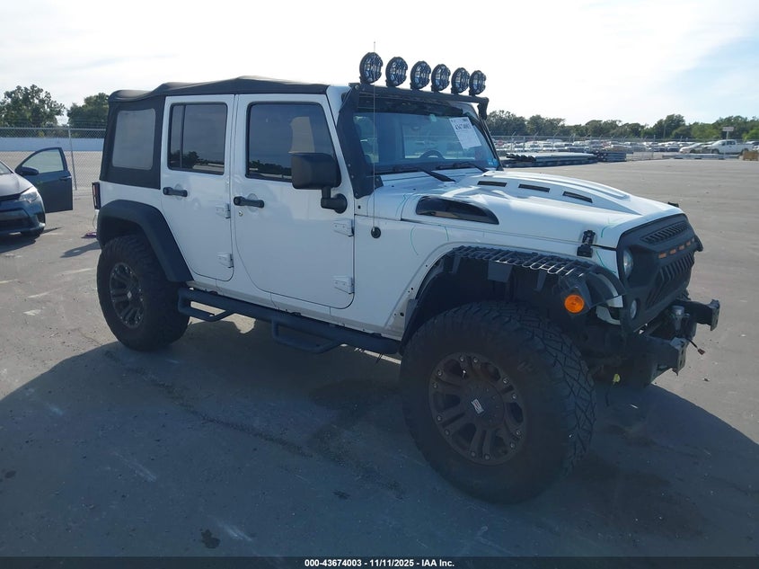 2014 JEEP WRANGLER UNLIMITED SPORT - 1C4BJWDG1EL154948