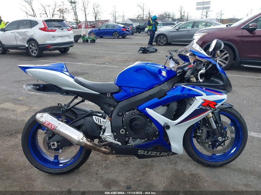 2007 Suzuki Gsx-R600 VIN: JS1GN7DA072106646 Lot: 43674064