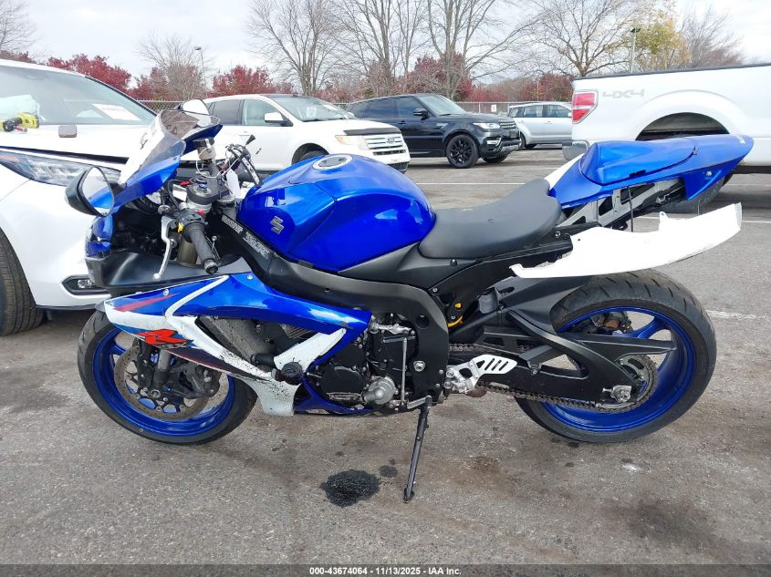 2007 Suzuki Gsx-R600 VIN: JS1GN7DA072106646 Lot: 43674064