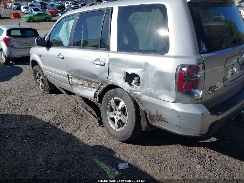 2006 Honda Pilot Ex-L VIN: 2HKYF18756H543221 Lot: 43674083