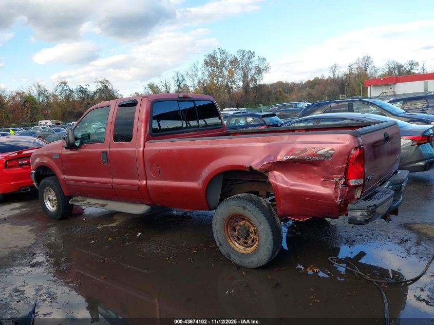 2003 Ford F-250 Lariat/Xl/Xlt VIN: 1FTNX21L03EA22299 Lot: 43674102