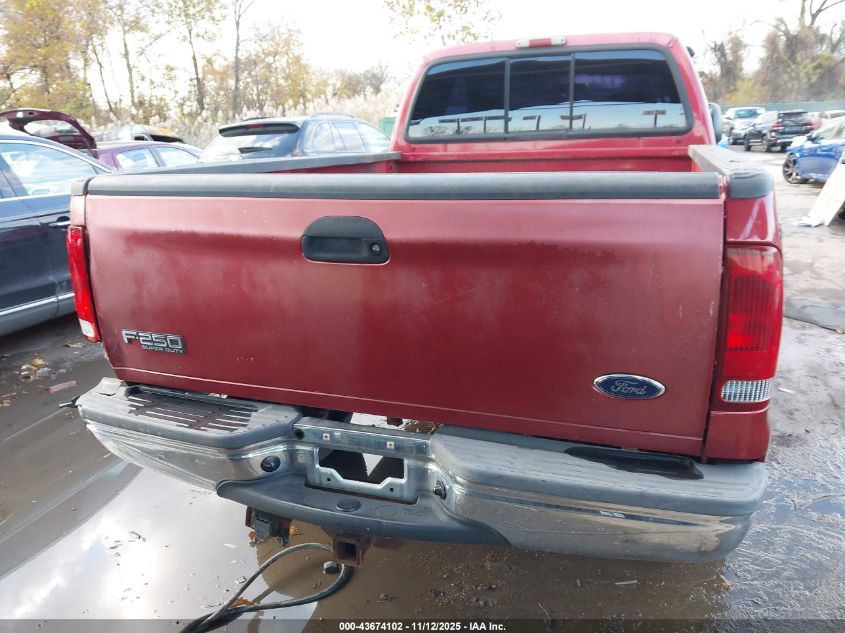 2003 Ford F-250 Lariat/Xl/Xlt VIN: 1FTNX21L03EA22299 Lot: 43674102