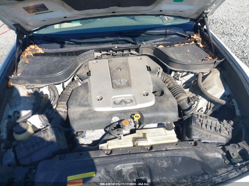 2008 Infiniti G35X VIN: JNKBV61FX8M260568 Lot: 43674131