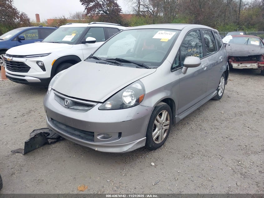 JHMGD38638S063654 2008 HONDA FIT photo no. 2
