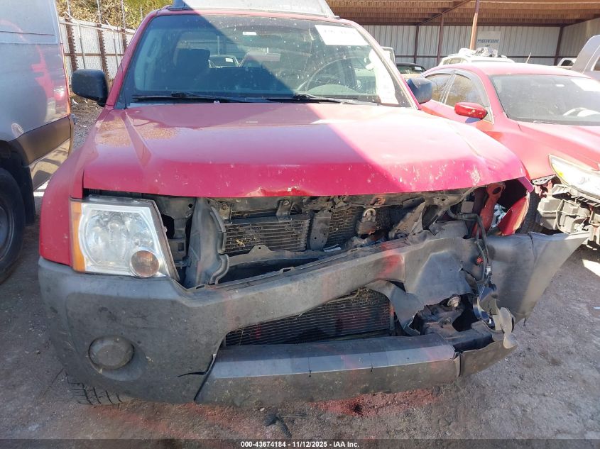 2008 Nissan Xterra X VIN: 5N1AN08U08C535929 Lot: 43674184