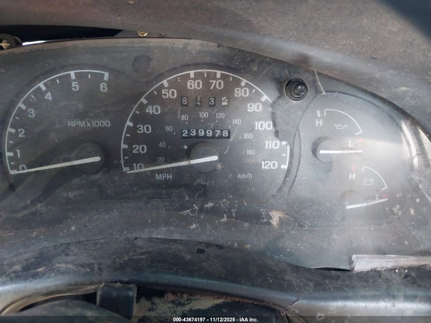 1997 Mazda B2300 Se VIN: 4F4CR16A4VTM14825 Lot: 43674197