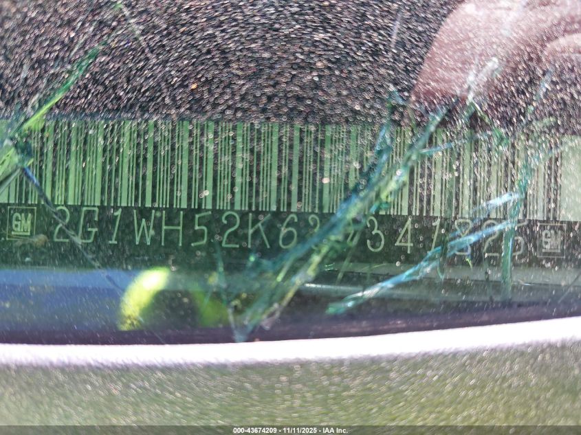 2003 Chevrolet Impala Ls VIN: 2G1WH52K639341825 Lot: 43674209