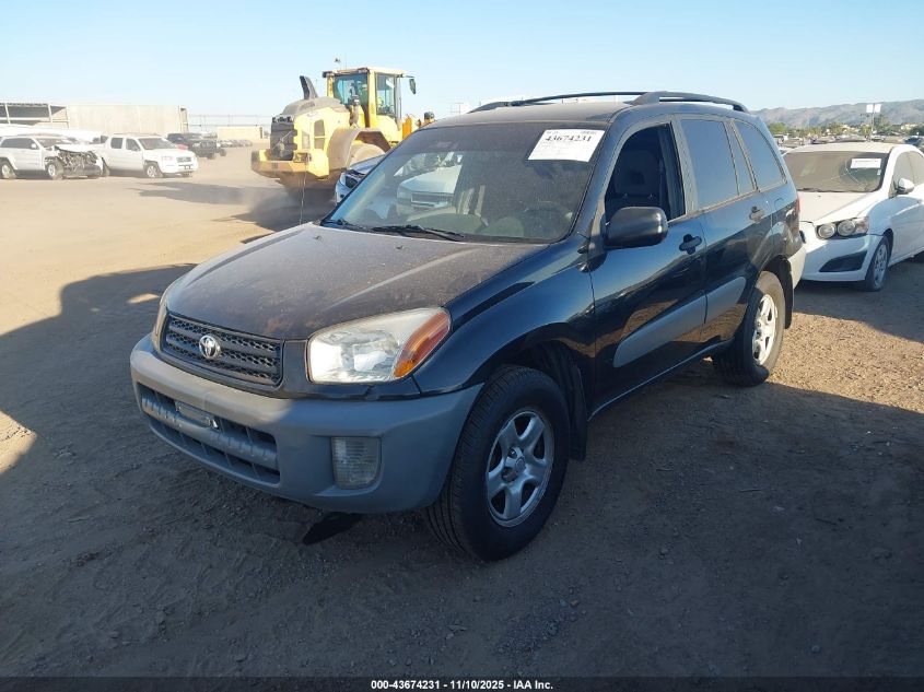 2001 Toyota Rav4 VIN: JTEGH20V610020605 Lot: 43674231