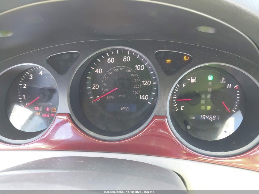 2003 Lexus Es 300 VIN: JTHBF30G035038498 Lot: 43674254