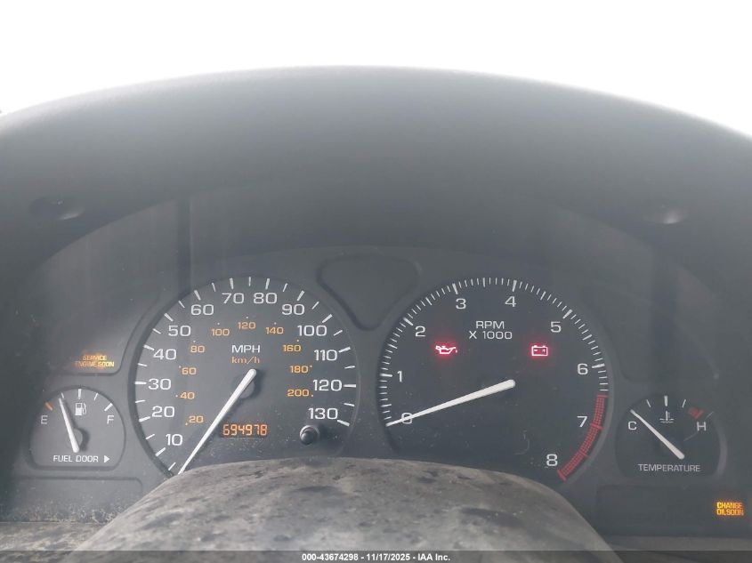 2002 Saturn Vue V6 VIN: 5GZCZ63B72S821833 Lot: 43674298