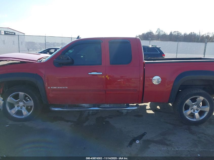 2007 GMC Sierra 1500 Sle2 VIN: 2GTEK190171525334 Lot: 43674302