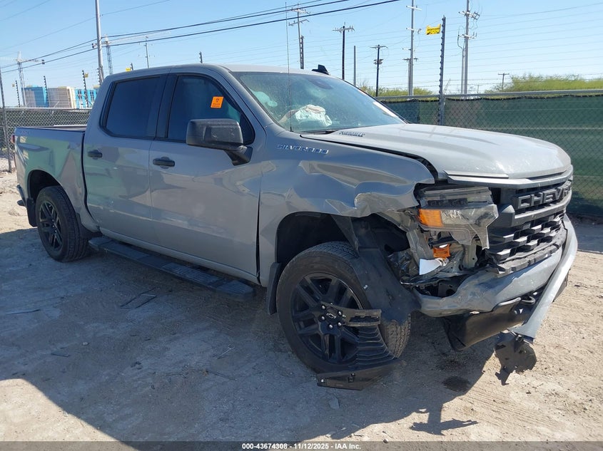 2025 CHEVROLET SILVERADO 1500 4WD  SHORT BED CUSTOM - 3GCPKBEK9SG241911